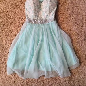 Strapless Cocktail Dress